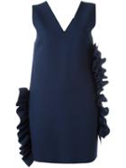 Msgm Ruffle Trimmed Dress