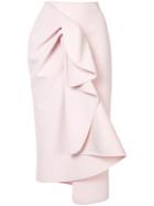 Acler Crawford Midi Skirt - Pink
