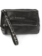 Givenchy 'pandora' Clutch, Women's, Black, Leather