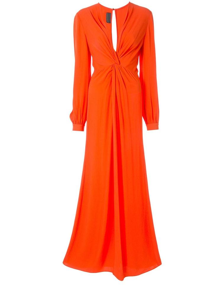 Ginger & Smart Orphic Knot-detail Gown - Red