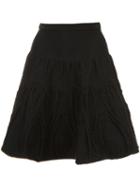 Metallic Trim Knit Skirt - Women - Silk/polyamide/polyester - S, Black, Silk/polyamide/polyester, Sophie Theallet