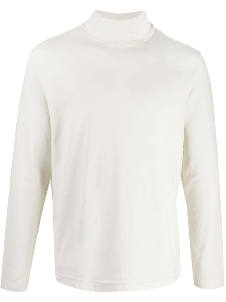 Circolo 1901 Roll Neck Top - White