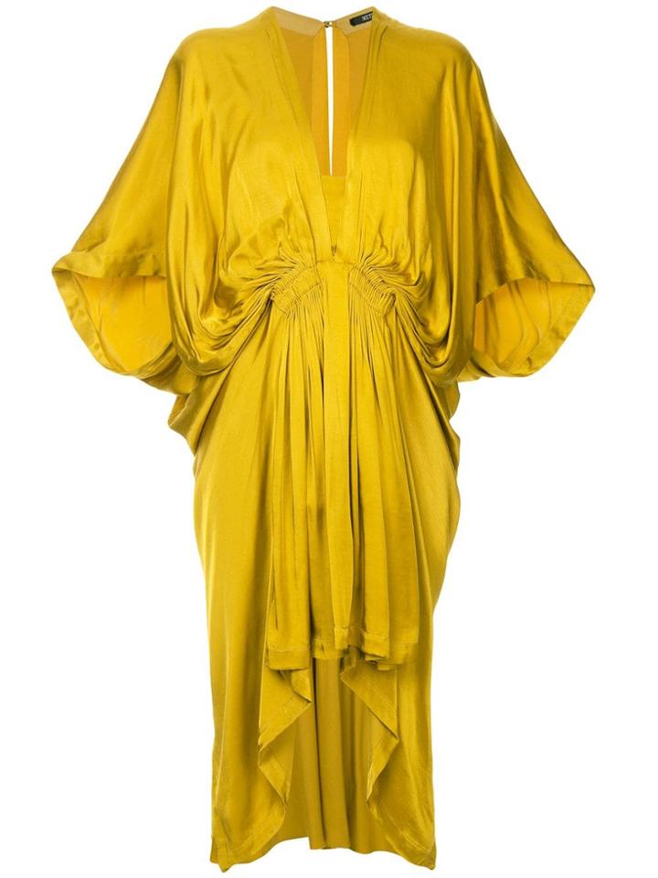 Kitx Muse Moment Draped Dress - Yellow