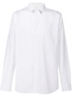 Givenchy - Embroidered Collar Tip Shirt - Men - Cotton/polyester - 42, White, Cotton/polyester