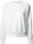 En Route Cardboard Side-zip Sweatshirt, Women's, White, Cotton/polyurethane/nylon