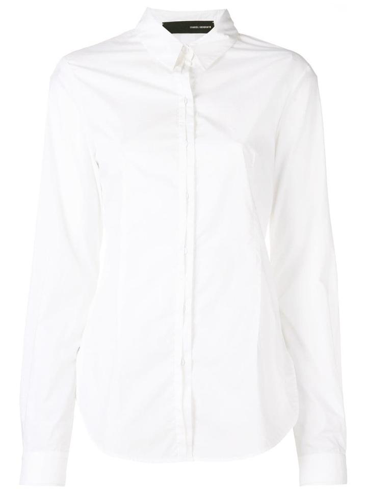 Isabel Benenato Plain Popelin Shirt - White