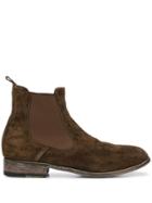 Premiata Distressed-effect Chelsea Boots - Brown