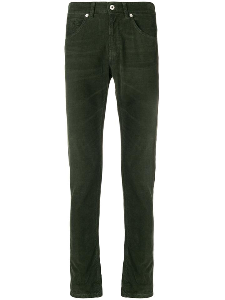Dondup George Corduroy Slim-fit Trousers - Green