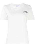 Moschino Logo Embroidered Performance T-shirt - White
