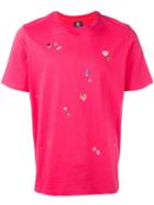 Ps By Paul Smith Pill Print T-shirt, Men's, Size: Medium, Pink/purple, Organic Cotton