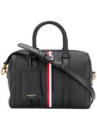 Thom Browne Rwb Stripe Small Unstrucutred Holdall - Black