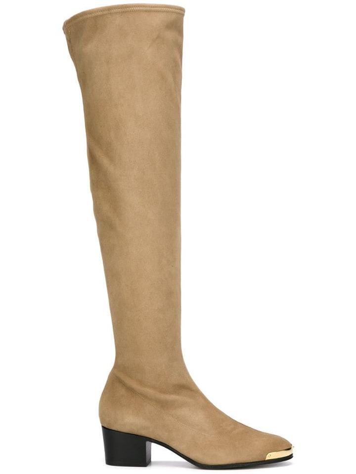 Giuseppe Zanotti Over The Knee Boots - Neutrals