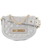 Love Moschino Soft Round Cross Body Bag - Grey
