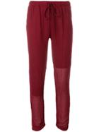 Lost & Found Rooms Cropped Drawstring Trousers - Red