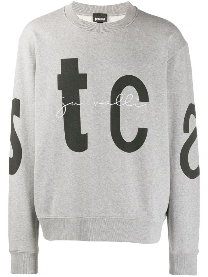 Just Cavalli Signature Sweatshirt - Grey