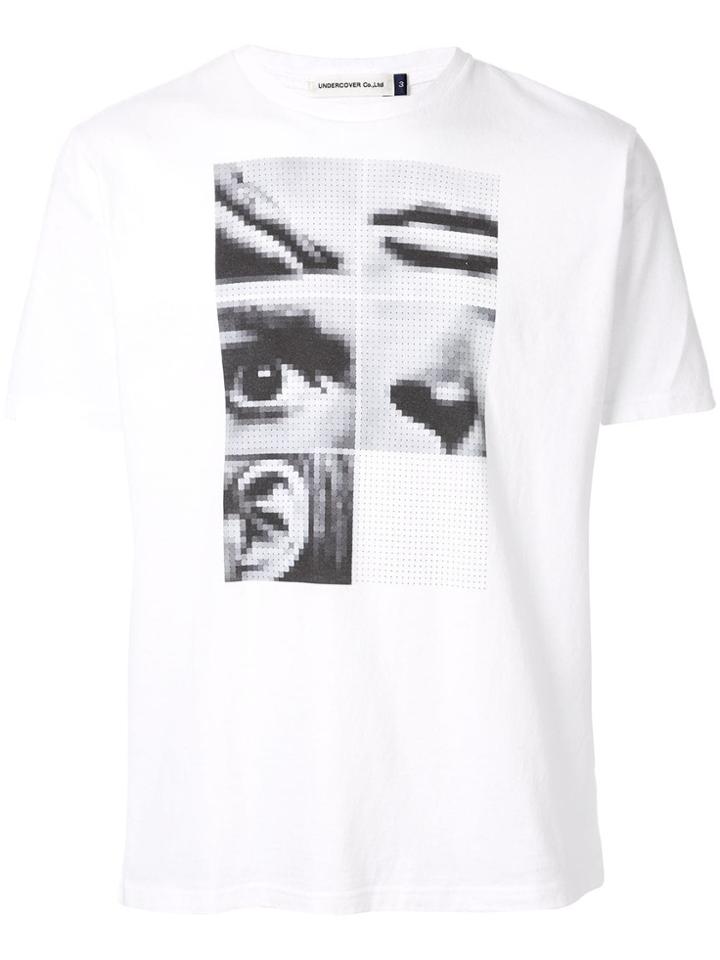 Undercover Pixel Print T-shirt - White