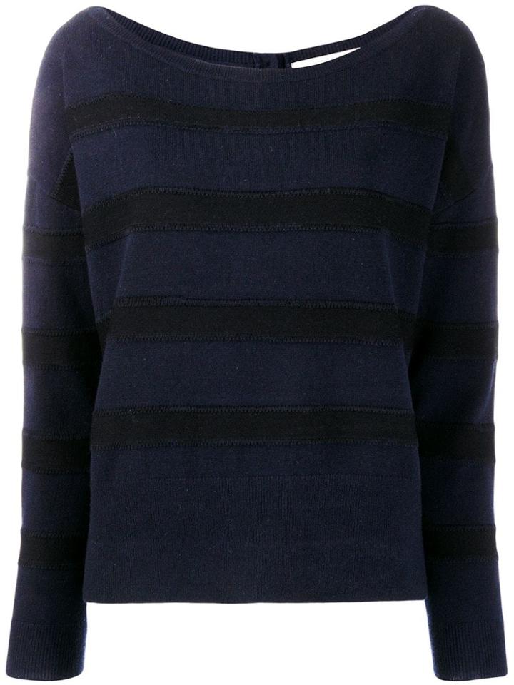 Dorothee Schumacher Striped Sweateer - Blue