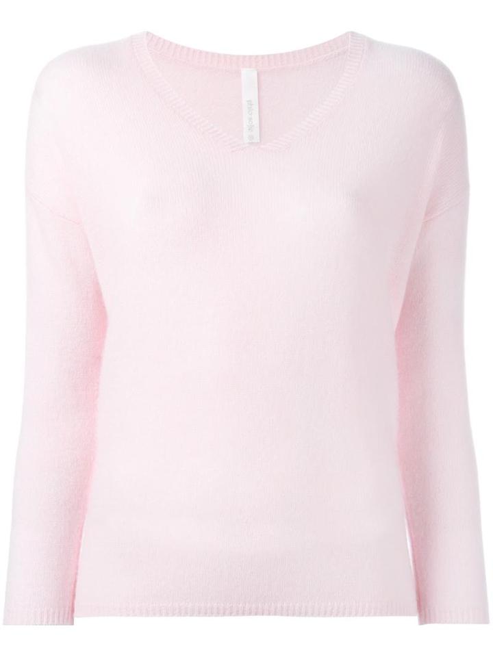 Philo-sofie V-neck Jumper, Women's, Size: 42, Pink/purple, Cashmere