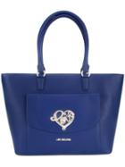 Love Moschino Gold-tone Hardware Shoulder Bag, Women's, Blue