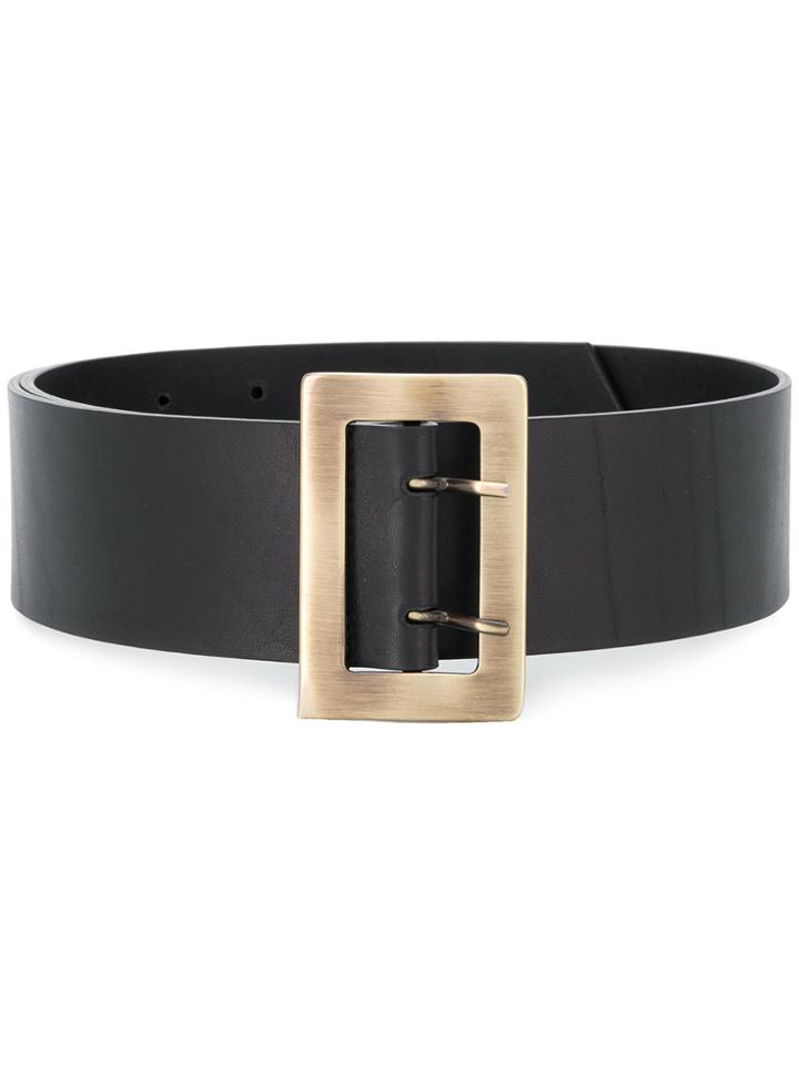 Philosophy Di Lorenzo Serafini Rectangle Buckle Belt - Black