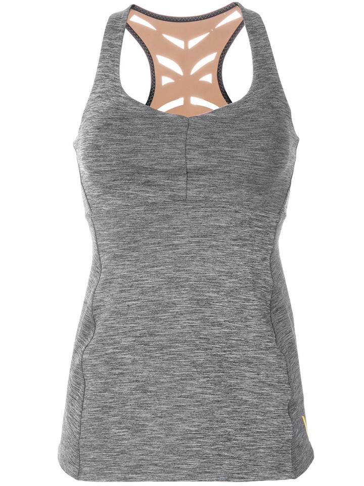 Sàpopa Cut-out Back Top - Grey