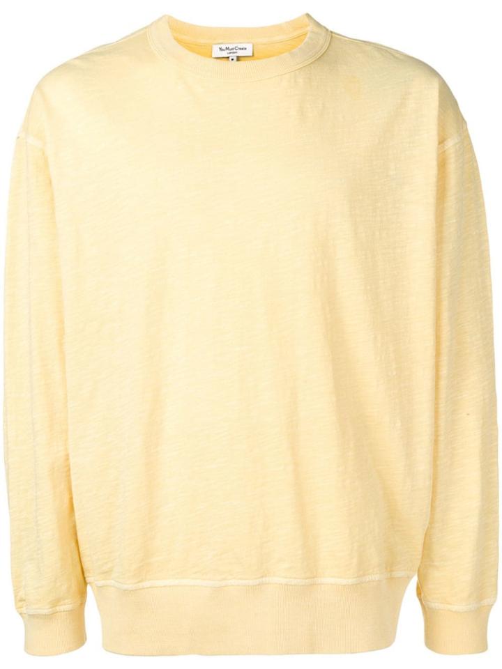 Ymc Crew Neck Sweater - Yellow