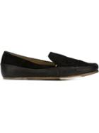 Laboratorigarbo Panelled Slippers, Women's, Size: 36, Black, Leather/suede/calf Leather
