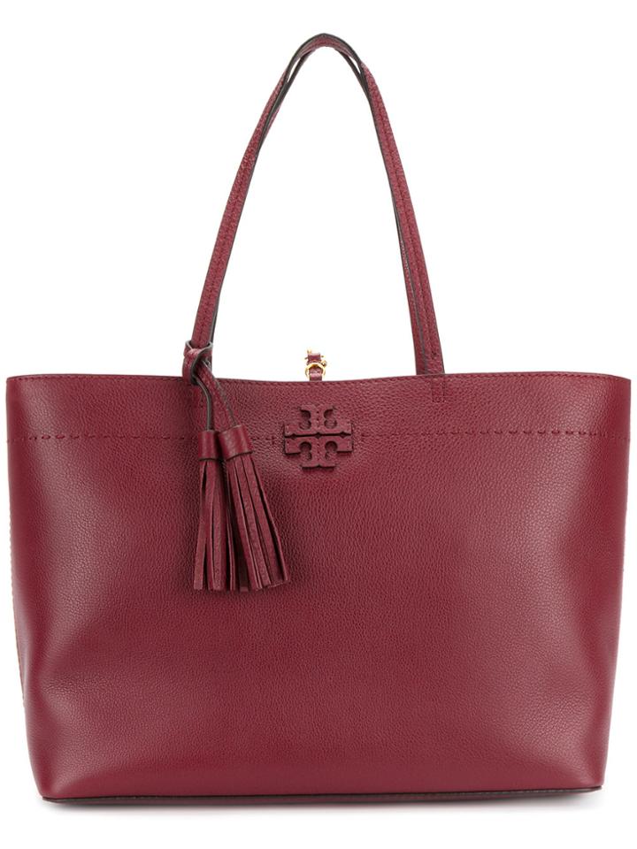 Tory Burch Mcgraw Tote - Red