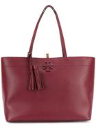 Tory Burch Mcgraw Tote - Red