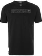 Stone Island Shadow Project Geometric Print T-shirt, Men's, Size: Large, Black, Cotton