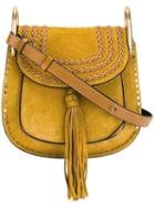 Chloé 'hudson' Shoulder Bag, Women's, Yellow/orange, Suede