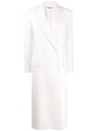 Katharine Hamnett London Long Double Breasted Coat - White