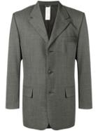 Versace Pre-owned 1990's Notched Lapel Blazer - Grey