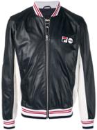 Fila X Schott Nyc Pier Bomber Jacket - Blue