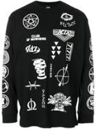 Ktz Scout Patch Print Long Sleeve Tee - Black