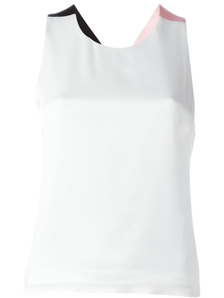 Msgm Crisscross Strap Top