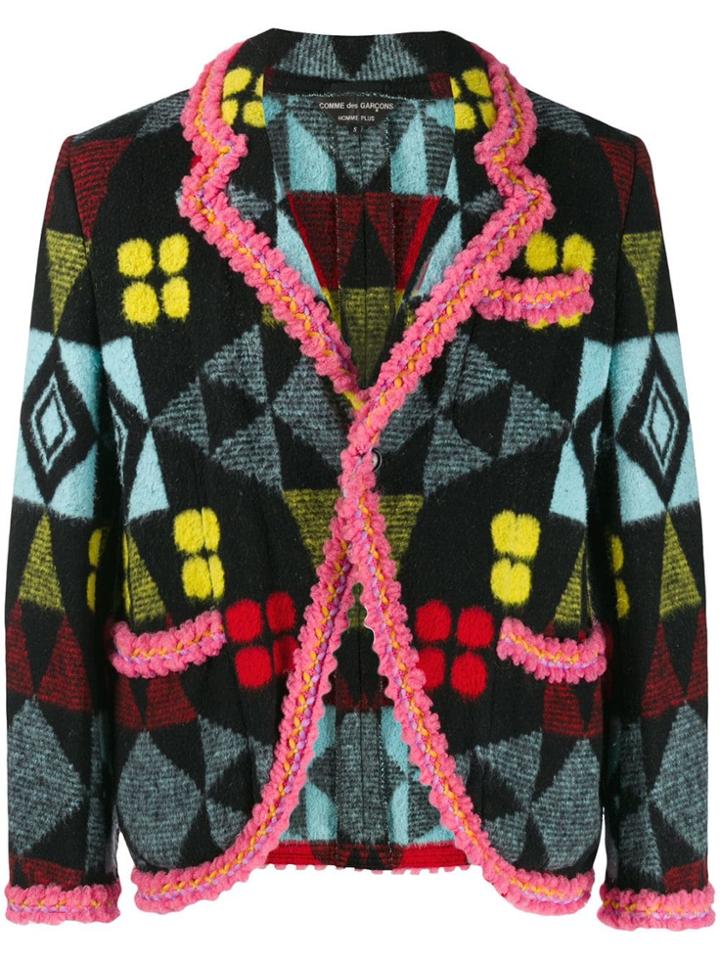 Comme Des Garçons Vintage Patterned Jacket - Black