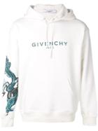 Givenchy Dragon Motif Hoodie - White