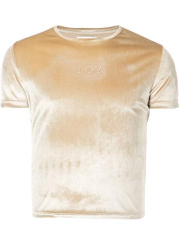 Lazoschmidl Ben Velour T-shirt - Gold
