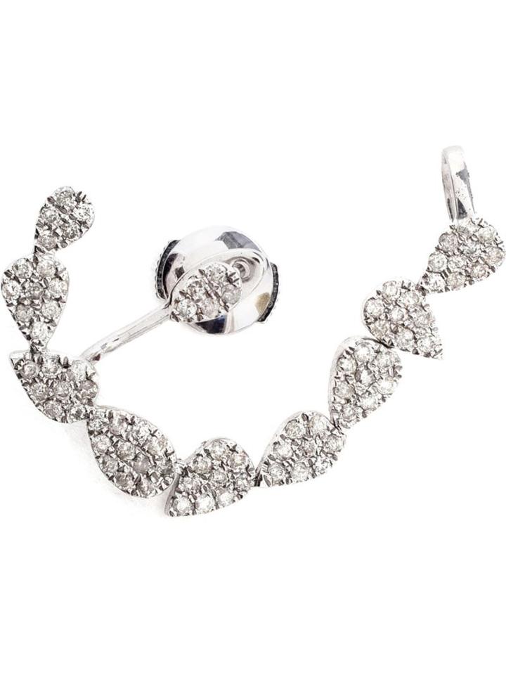 Yvonne Léon Diamond Chain Ear Cuff, Women's, White