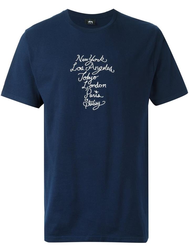 Stussy Embroidered T-shirt