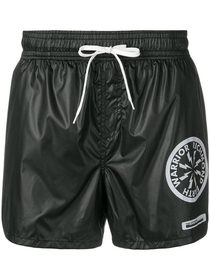 John Richmond Michigan Swim Shorts - Black