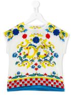 Dolce & Gabbana Kids Printed T-shirt, Girl's, Size: 6 Yrs