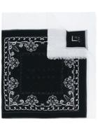 Destin Embroidered Scarf - Black