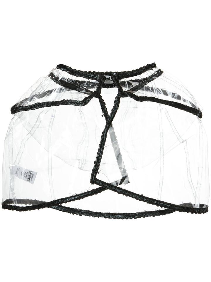 Mara Mac Transparent Shrug - White