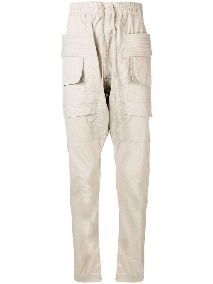 Rick Owens Drkshdw Cargo Trousers - Nude & Neutrals