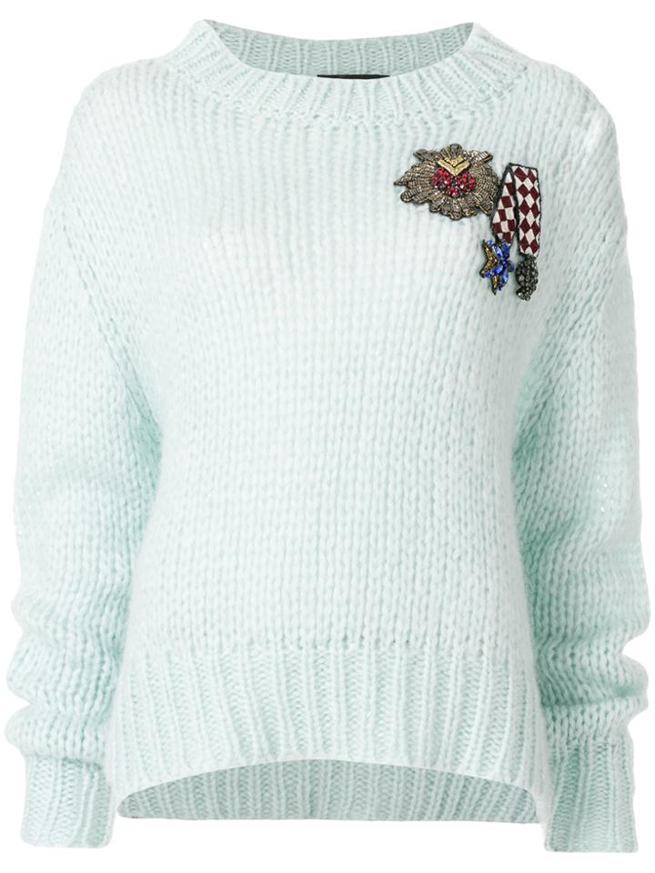 Lédition Knitted Jumper - Green