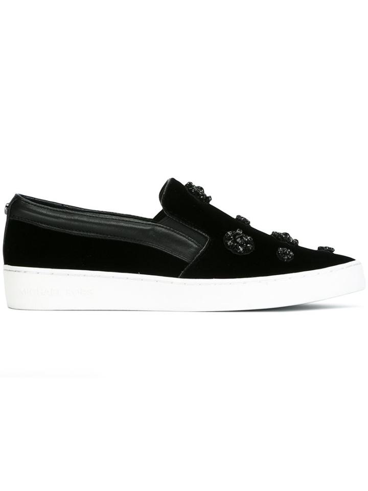 Michael Michael Kors Velvet Polka Dot Sneakers