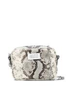 Maison Margiela Snakeskin Effect Clutch Bag - Green