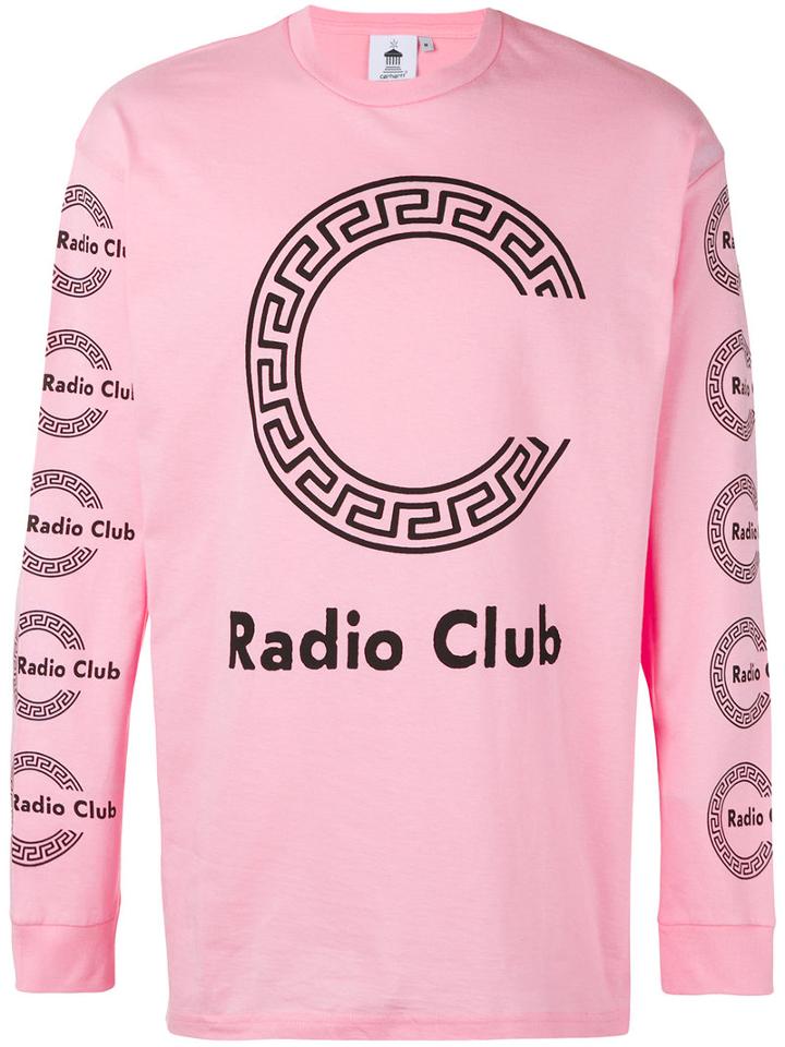 Carhartt - Wip X Pam Radio Sweatshirt - Men - Cotton - M, Pink/purple, Cotton
